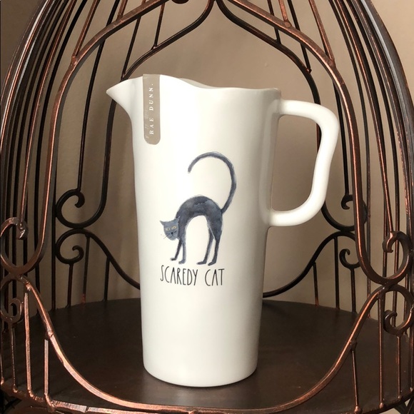 Rae Dunn Other - 👻 Rae Dunn SCAREDY CAT Melamine Pitcher